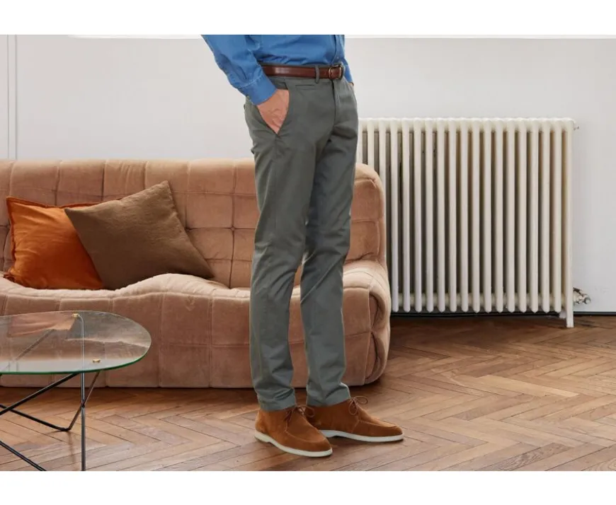 Pantalón chino para hombre Verde Salvia Nigel Ii-Bexley Sale