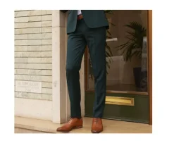 Pantalón de traje Botella Verde para hombre Lazare-Bexley Sale