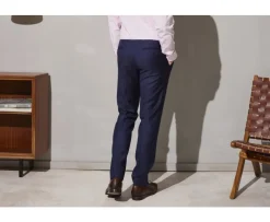 Pantalón de traje de hombre Azul petróleo Lazare-Bexley Fashion