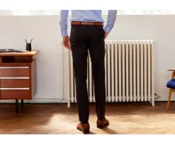 Pantalón de traje Gris antracita para hombre Lazare-Bexley Discount