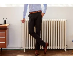 Pantalón de traje Gris antracita para hombre Lazare-Bexley Discount