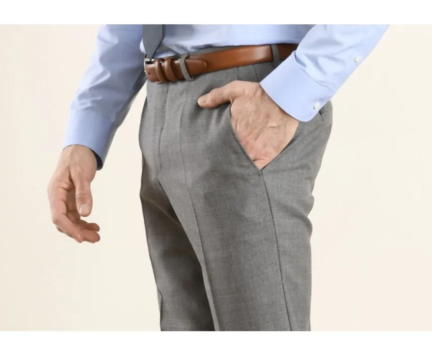 Pantalón de traje Gris claro para hombre Lazare-Bexley Online