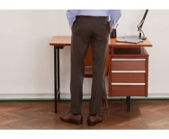 Pantalón de traje Marrón Moteado para hombre Lazare-Bexley Cheap