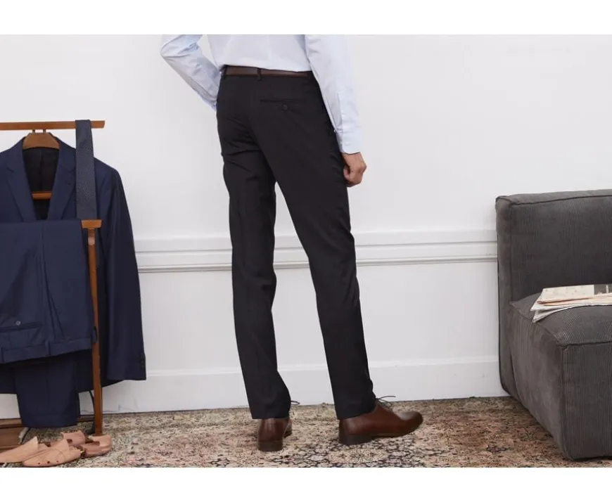 Pantalón de traje Negro para hombre Lazare-Bexley Discount