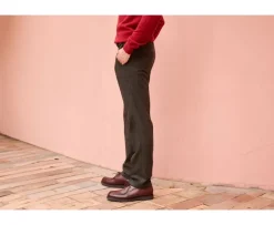Pantalón de vestir Espiga Caqui Oscuro Lelian-Bexley Best