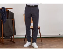 Pantalón de vestir Espiga Gris Azul Lelian-Bexley Online