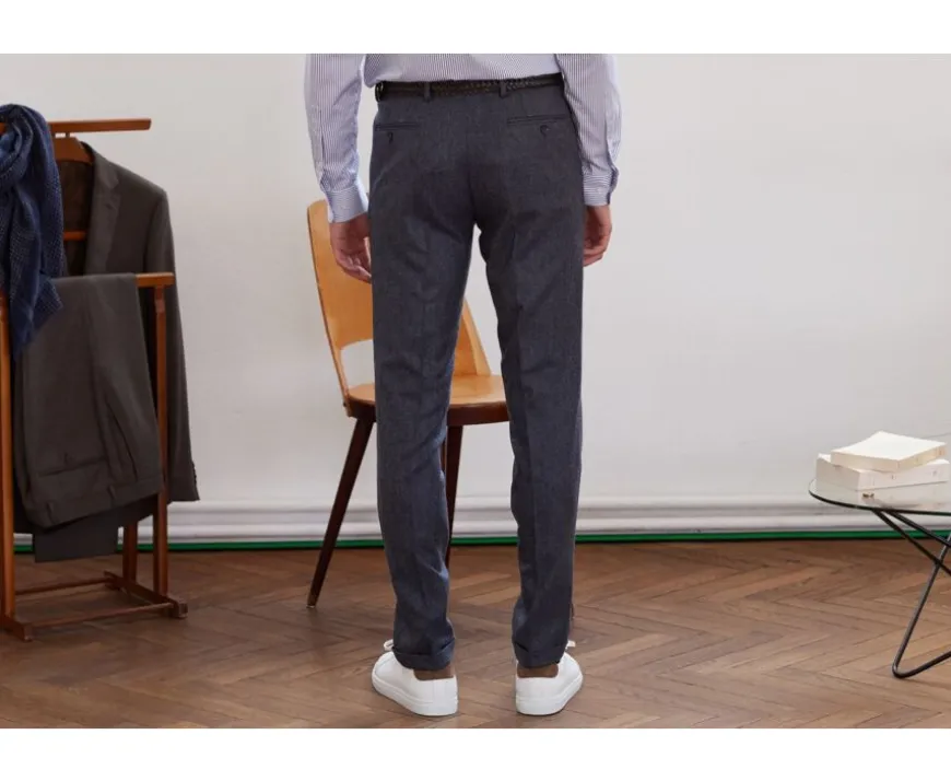 Pantalón de vestir Espiga Gris Azul Lelian-Bexley Online