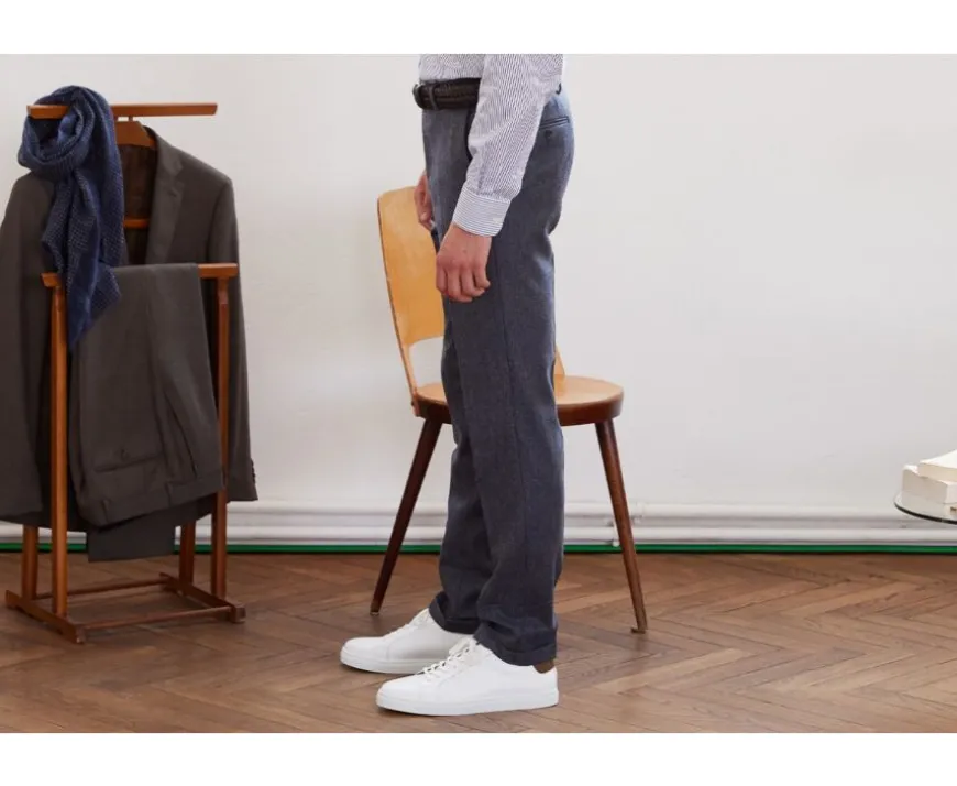 Pantalón de vestir Espiga Gris Azul Lelian-Bexley Online