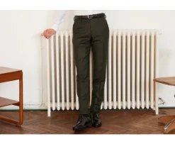 Pantalón de vestir Espiga Verde Oscuro Lelian-Bexley Online