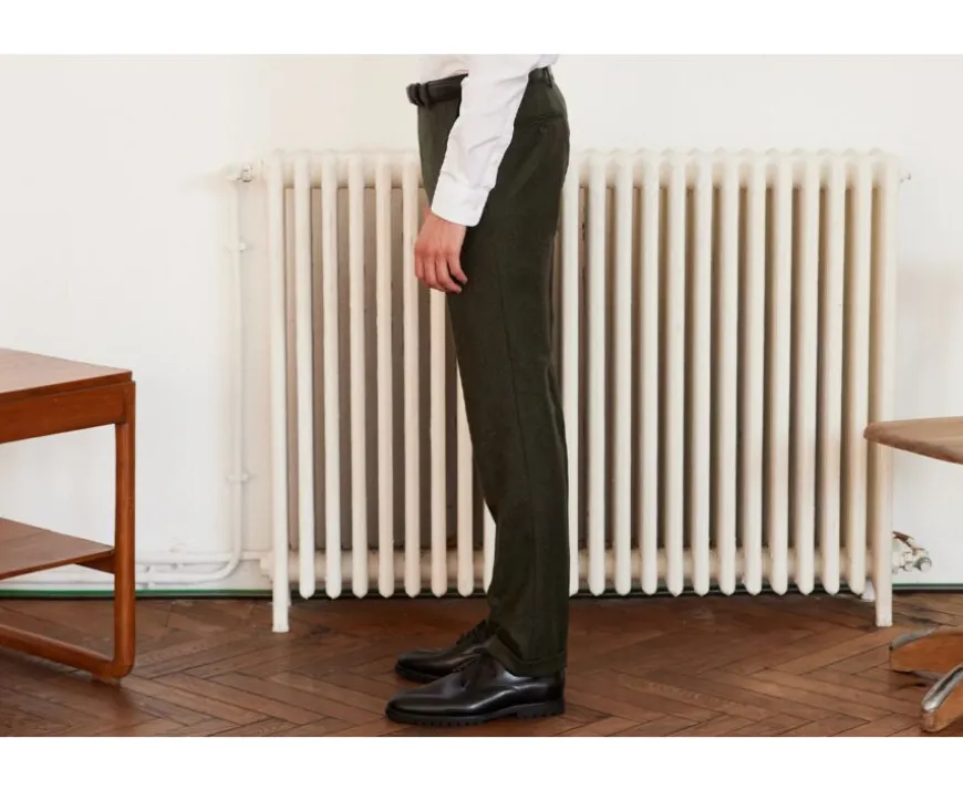 Pantalón de vestir Espiga Verde Oscuro Lelian-Bexley Online