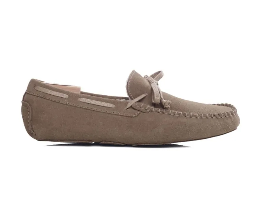 Pantuflas de hombre de ante Topo Pantuflas-Bexley Discount
