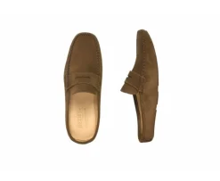 Pantuflas de hombre tipo mulas ante Gamuza-Bexley Outlet