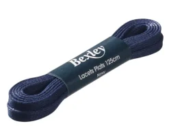 2 pares de cordones Azul marino para zapatillas de piel-Bexley Flash Sale