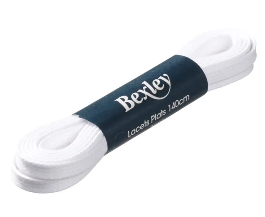 2 pares de cordones blancos para zapatillas altas-Bexley Shop