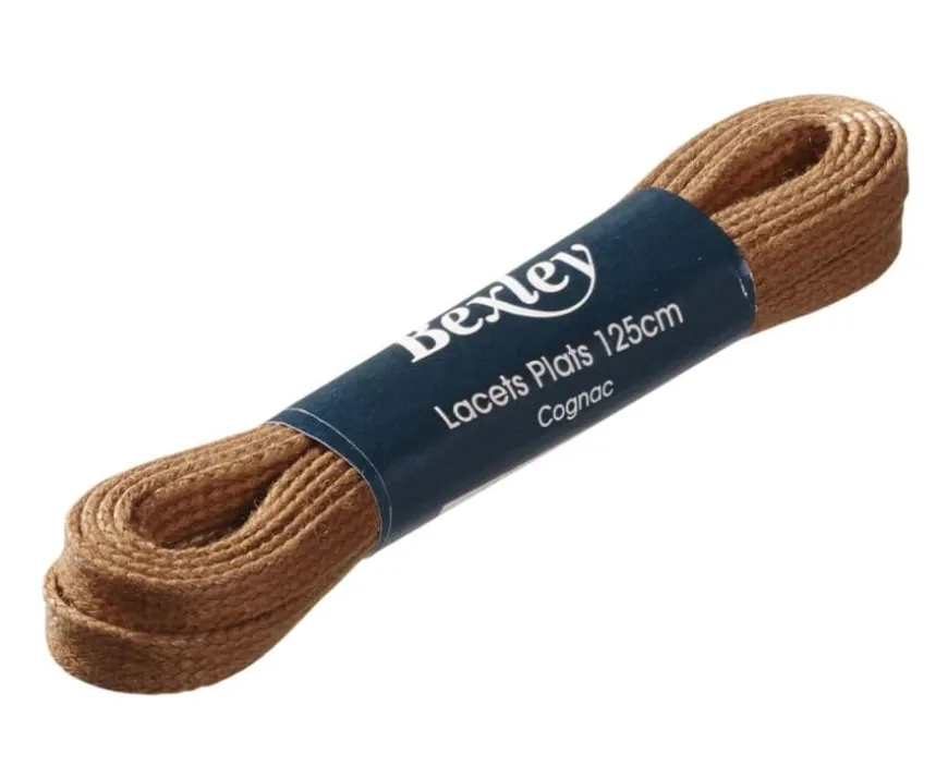 2 pares de cordones Coñac para zapatillas de piel-Bexley Best