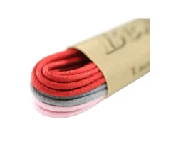 3 pares de cordones para zapatos de vestir - Rojo, gris y rosa-Bexley Cheap