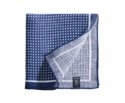 Pañuelo de bolsillo hombre de Lino Marino y Blanco-Bexley Best