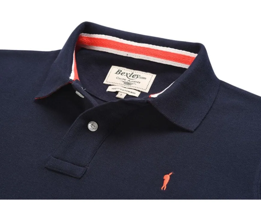 Polo Azul marino para hombre Andy Ii-Bexley Shop