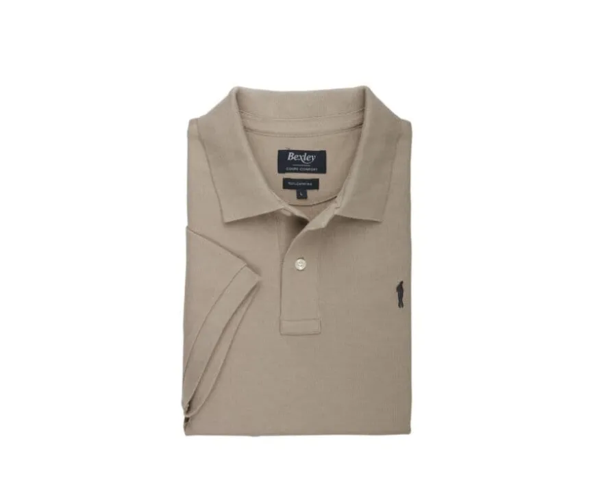 Polo beis para hombre Gareth-Bexley Clearance
