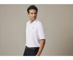 Polo blanco para hombre Gareth-Bexley Hot