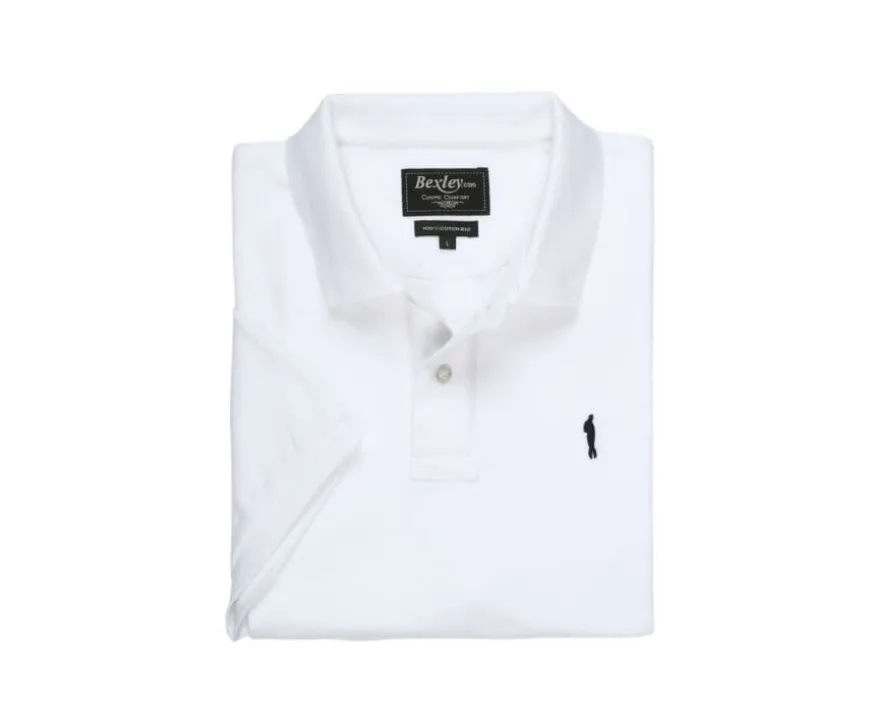 Polo blanco para hombre Gareth-Bexley Hot