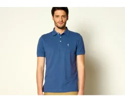 Polo de hombre Azul Acero Adger-Bexley Flash Sale