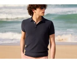 Polo de hombre Azul Petróleo Braiden-Bexley Sale