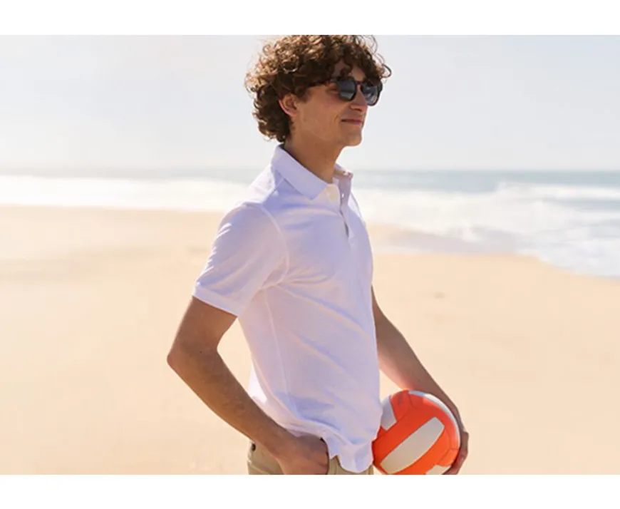 Polo de hombre Blanco Adger-Bexley New