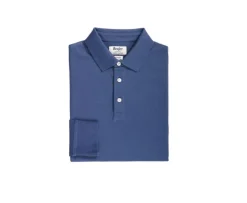 Polo de hombre de manga larga Azul Alec Ii Ml-Bexley Fashion