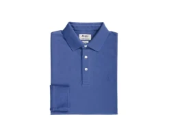 Polo de hombre de manga larga Azul real Alec Ii Ml-Bexley Discount