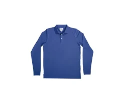 Polo de hombre de manga larga Azul real Alec Ii Ml-Bexley Discount