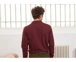 Polo de hombre de manga larga Burdeos Alec Ii Ml-Bexley Cheap