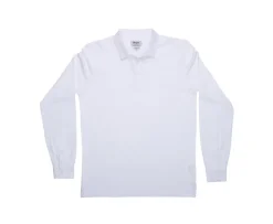 Polo de hombre de manga larga Blanco Aiden Ml-Bexley Online