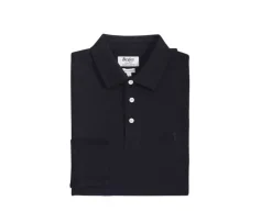 Polo de hombre de manga larga Negro Alec Ii Ml-Bexley Best Sale