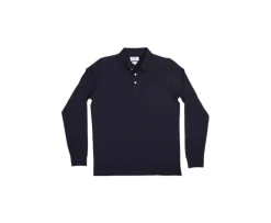 Polo de hombre de manga larga Negro Alec Ii Ml-Bexley Best Sale