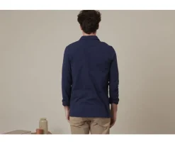 Polo de hombre de manga larga Navy Aiden Ml-Bexley Sale