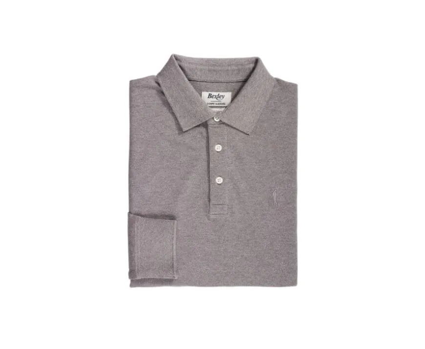 Polo de hombre de manga larga Topo moteado Alec Ii Ml-Bexley Cheap
