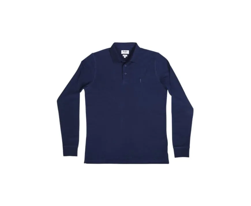 Polo de hombre manga larga Marino Alec Iii Ml-Bexley Sale