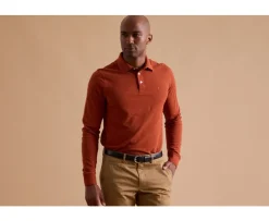 Polo de hombre manga larga Terracota Alec Ii Ml-Bexley Cheap