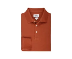 Polo de hombre manga larga Terracota Alec Ii Ml-Bexley Cheap