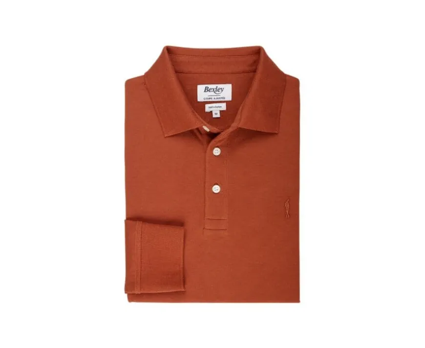 Polo de hombre manga larga Terracota Alec Ii Ml-Bexley Cheap