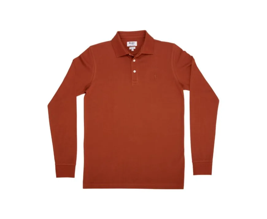 Polo de hombre manga larga Terracota Alec Ii Ml-Bexley Cheap