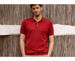 Polo de hombre Rojo Oscuro Braiden-Bexley Online