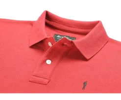 Polo vasco rojo para hombre Gareth-Bexley Shop