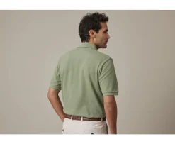 Polo Verde Salvia para hombre Gareth-Bexley Cheap