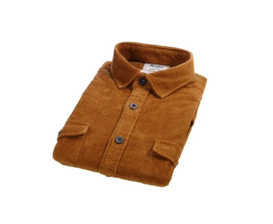 Sobrecamisa de terciopelo Gamuza - Cuello francés Victorin-Bexley Fashion