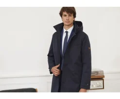Trenca de hombre acolchada azul marino Aurestilde-Bexley Hot