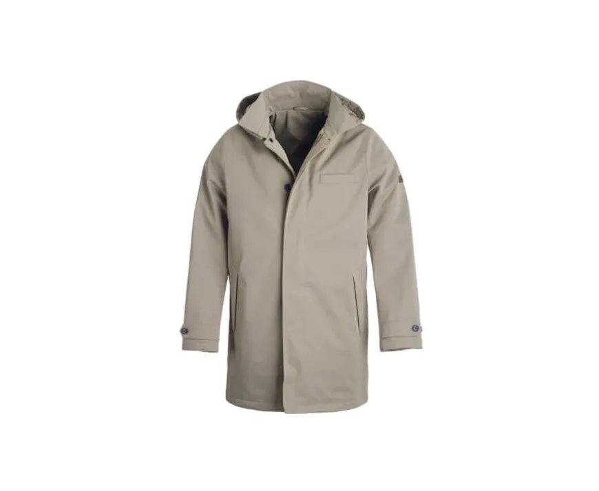 Trenca de hombre acolchada Beis oscuro Aurestilde-Bexley Flash Sale