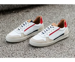 Zapatillas de hombre Azul Blanco y Rojo Kolora-Bexley Flash Sale
