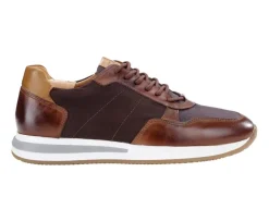 Zapatillas de hombre Chocolate y Piel  Castaña oscura patinada Nirranda Ii-Bexley Best